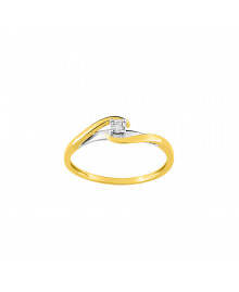 Bague Femme - Diamant - Or 9 Carats