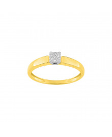 Bague Femme - Diamant - Or 9 Carats