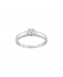 Bague Femme - Diamant - Or 9 Carats