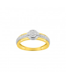 Bague Femme - Diamant - Or 9 Carats