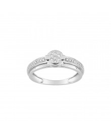 Bague Femme - Diamant - Or 9 Carats