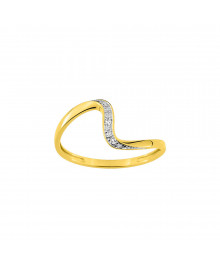 Bague Femme - Diamant - Or 9 Carats