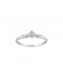 Bague Femme - Diamant - Or 9 Carats