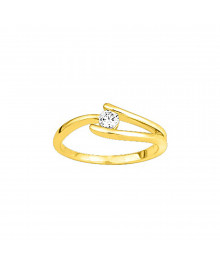 Bague Femme - Oxyde de zirconium - Or 18 Carats