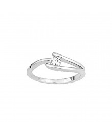 Bague Femme - Oxyde de zirconium - Or 18 Carats