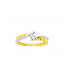 Bague Femme - Oxyde de zirconium - Or 18 Carats