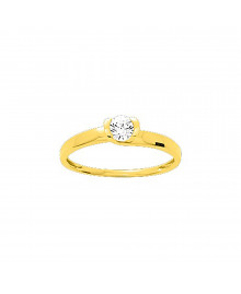 Bague Femme - Oxyde de zirconium - Or 18 Carats