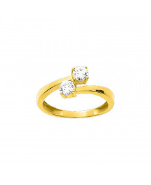 Bague Femme - Oxyde de zirconium - Or 18 Carats