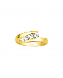 Bague Femme - Oxyde de zirconium - Or 18 Carats