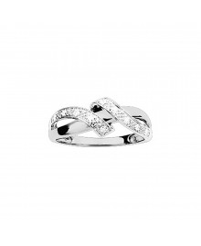 Bague Femme - Oxyde de zirconium - Or 18 Carats