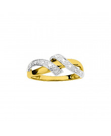 Bague Femme - Oxyde de zirconium - Or 18 Carats