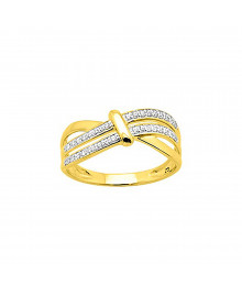 Bague Femme - Oxyde de zirconium - Or 18 Carats