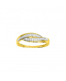 Bague Femme - Oxyde de zirconium - Or 18 Carats