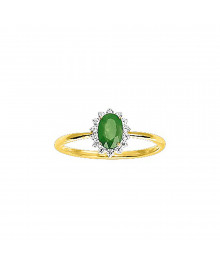 Bague Femme - Oxyde de zirconium - Or 18 Carats