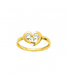 Bague Femme - Oxyde de zirconium - Or 18 Carats