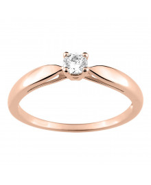 Bague Femme - Oxyde de zirconium -  Plaqué Or