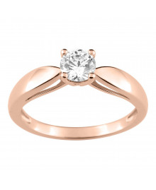 Bague Femme - Oxyde de zirconium -  Plaqué Or