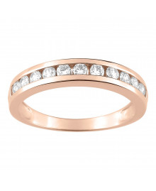 Bague Femme - Oxyde de zirconium -  Plaqué Or