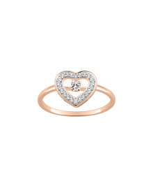 Bague Femme - Oxyde de zirconium -  Plaqué Or