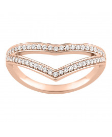 Bague Femme - Oxyde de zirconium -  Plaqué Or