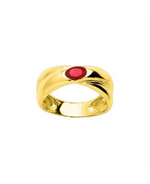 Bague Femme - rubis - Or 18 Carats