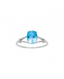 Bague Femme - topaze - Or 18 Carats
