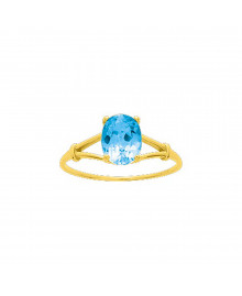 Bague Femme - topaze - Or 18 Carats