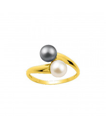 Bague Femme - perle - Or 18 Carats