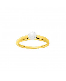 Bague Femme - perle - Or 18 Carats