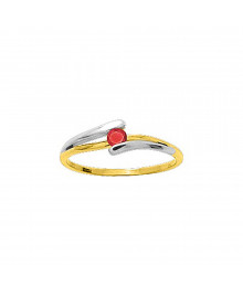 Bague Femme - rubis - Or 18 Carats
