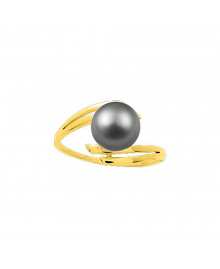 Bague Femme - Perle de tahiti - Or 18 Carats