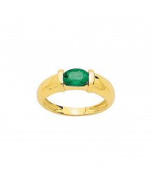 Bague Femme - émeraude - Or 18 Carats