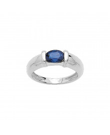 Bague Femme - saphir - Or 18 Carats