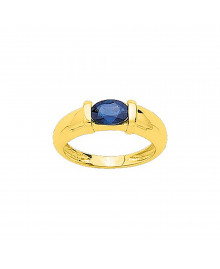 Bague Femme - saphir - Or 18 Carats