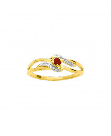 Bague Femme - rubis - Or 18 Carats