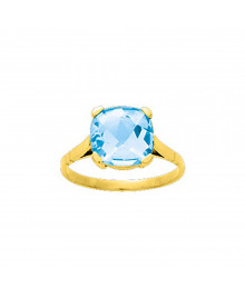 Bague Femme - topaze - Or 18 Carats
