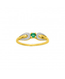 Bague Femme - émeraude - Or 18 Carats