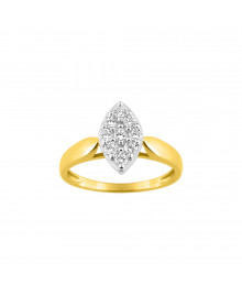 Bague Femme - Oxyde de zirconium - Or 9 Carats