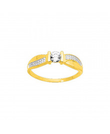 Bague Femme - Oxyde de zirconium - Or 9 Carats
