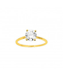 Bague Femme - Oxyde de zirconium - Or 9 Carats