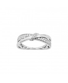 Bague Femme - Oxyde de zirconium - Or 9 Carats