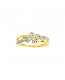 Bague Femme - Oxyde de zirconium - Or 9 Carats