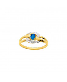 Bague Femme - Oxyde de zirconium - Or 9 Carats