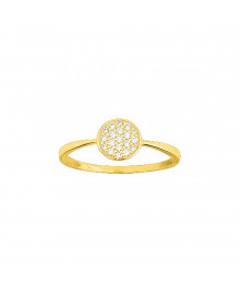 Bague Femme - Oxyde de zirconium - Or 9 Carats