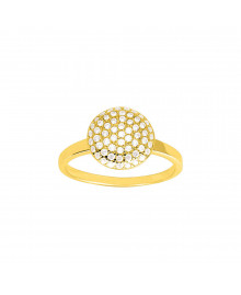 Bague Femme - Oxyde de zirconium - Or 9 Carats