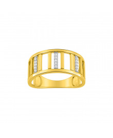 Bague Femme - Oxyde de zirconium - Or 9 Carats