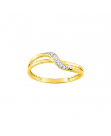 Bague Femme - Oxyde de zirconium - Or 9 Carats