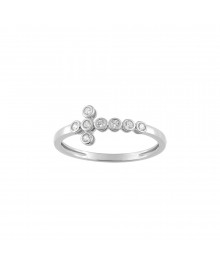 Bague Femme - Oxyde de zirconium - Or 9 Carats