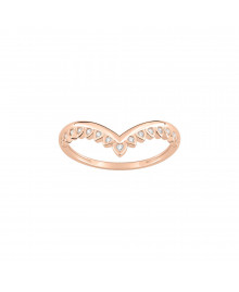 Bague Femme - Oxyde de zirconium - Or 9 Carats