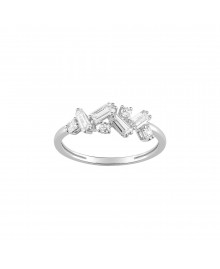 Bague Femme - Oxyde de zirconium - Or 9 Carats